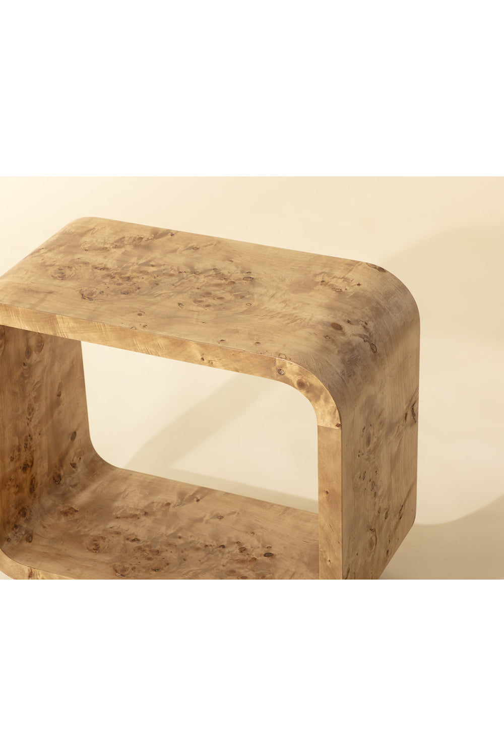 Burl Veneer End Table by Splendido Rowena Side Table, alternate view 10