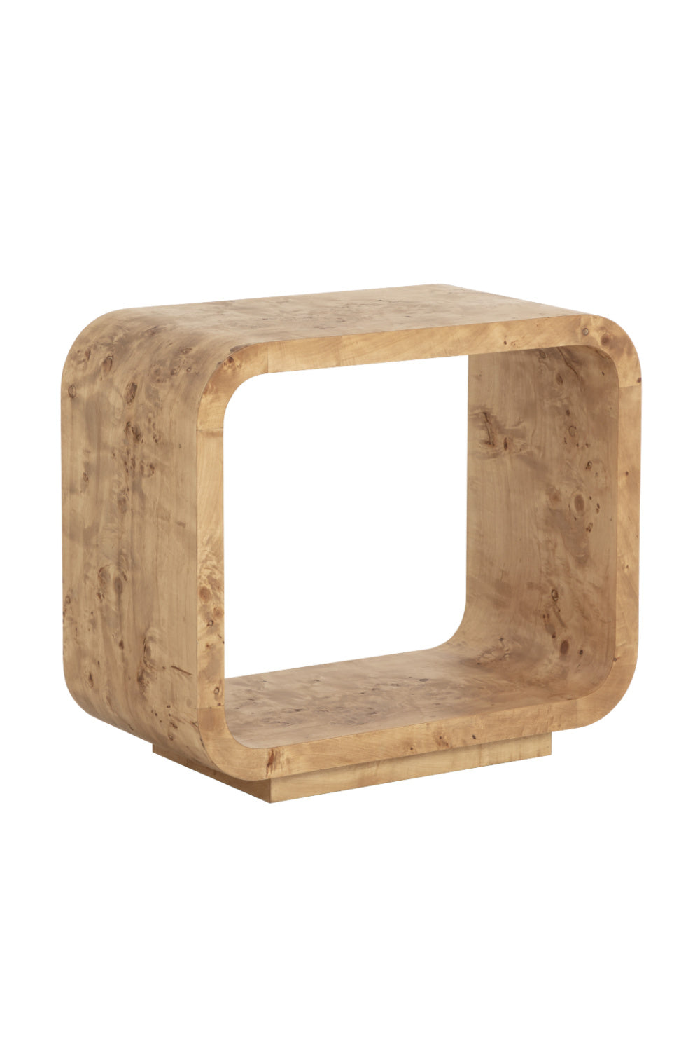 Burl Veneer End Table by Splendido Rowena Side Table, alternate view 3