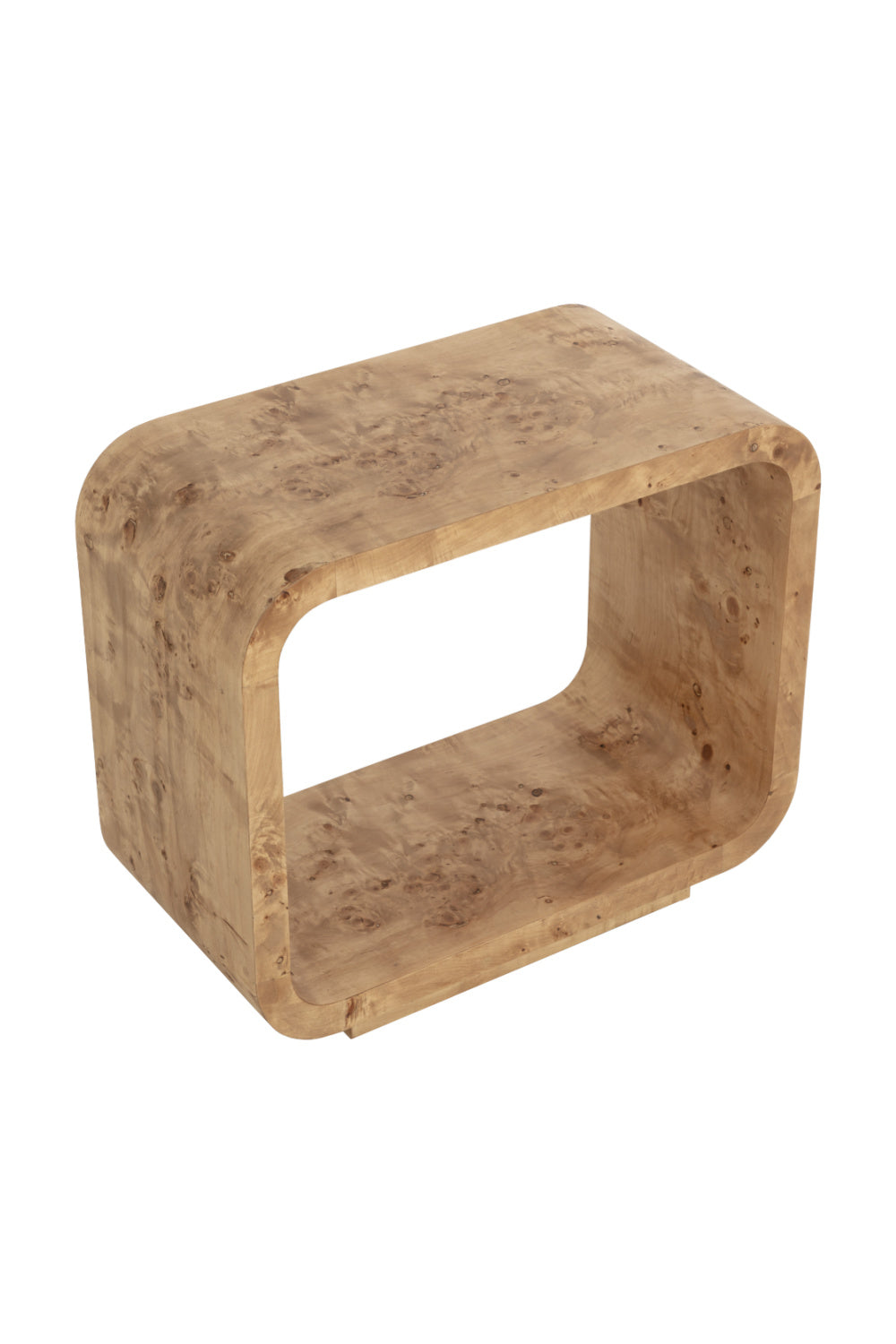 Burl Veneer End Table by Splendido Rowena Side Table, alternate view 5