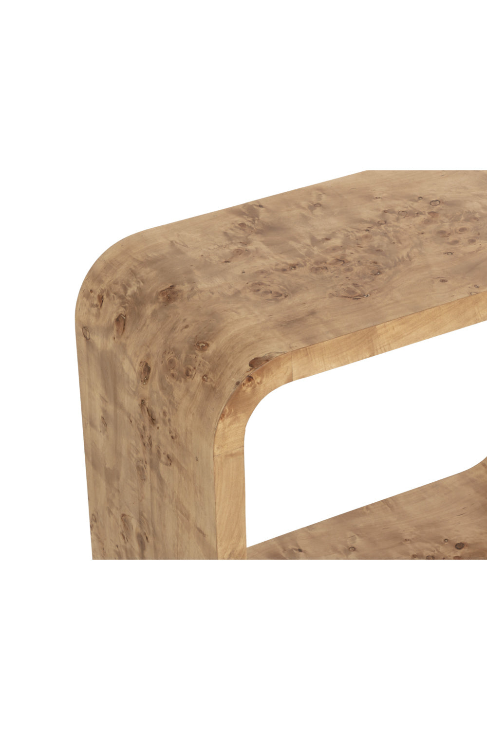 Burl Veneer End Table by Splendido Rowena Side Table, alternate view 6