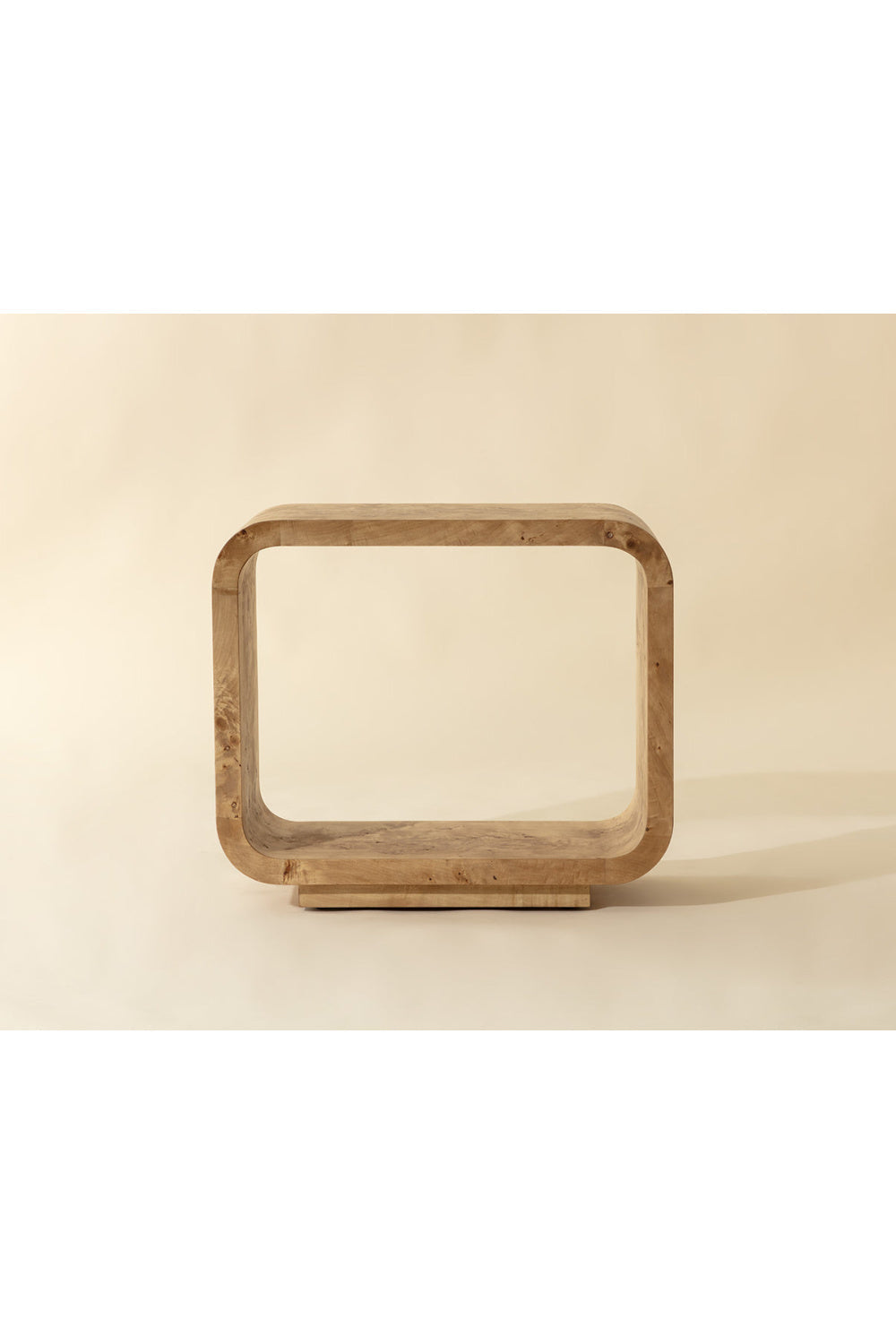 Burl Veneer End Table by Splendido Rowena Side Table, alternate view 7