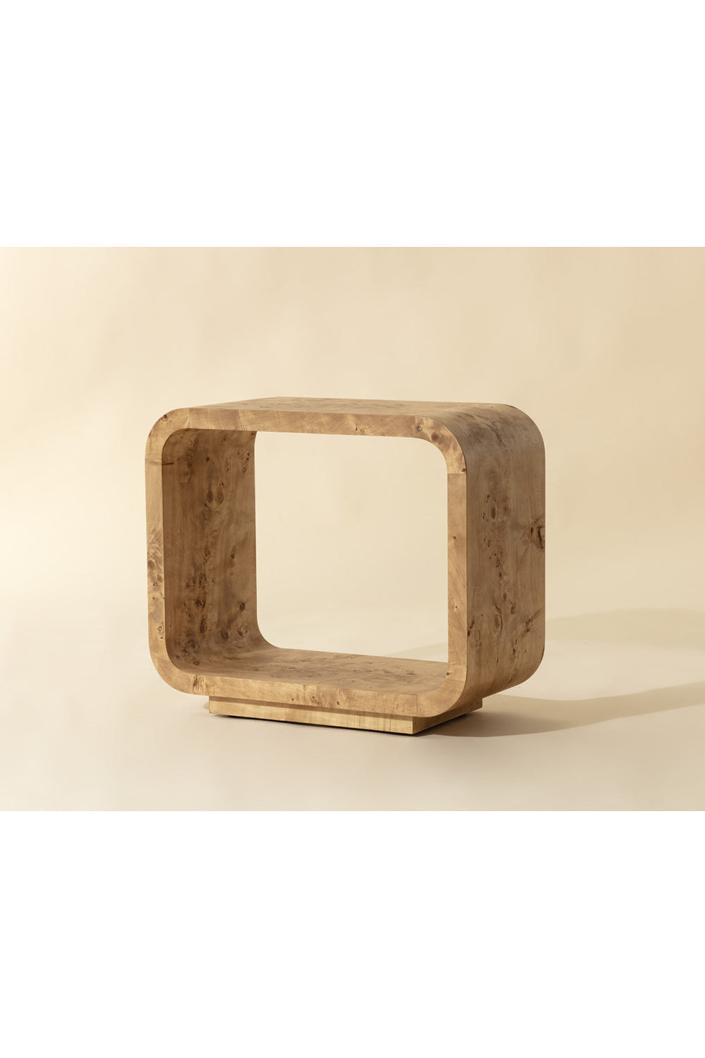 Burl Veneer End Table by Splendido Rowena Side Table, alternate view 8