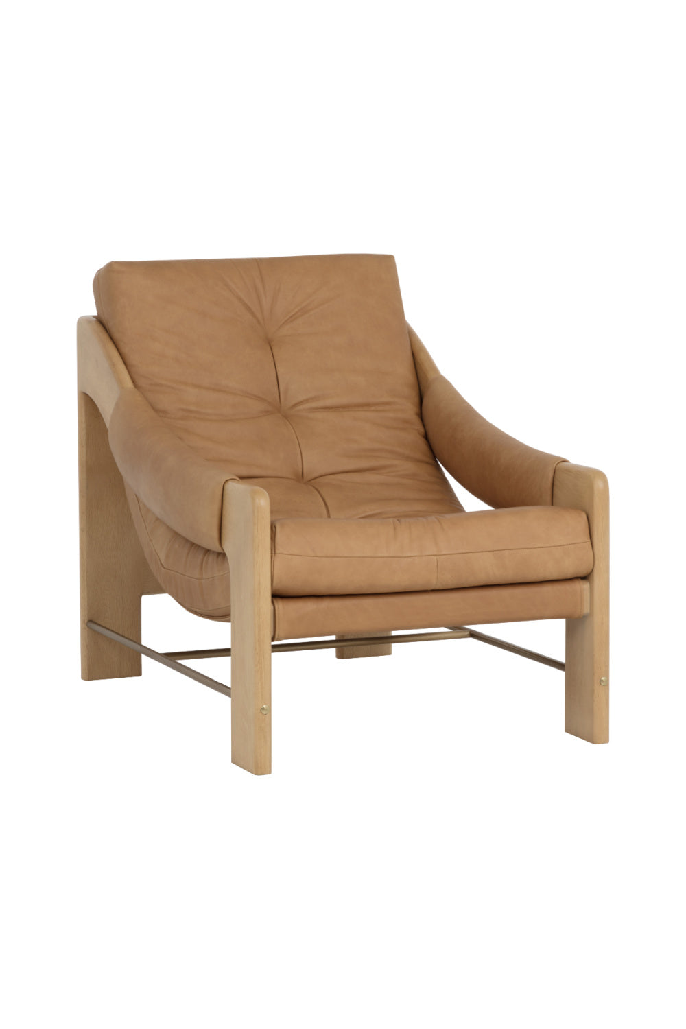 Reclined Leather Lounge Chair by Splendido Rafferty Accent Chair