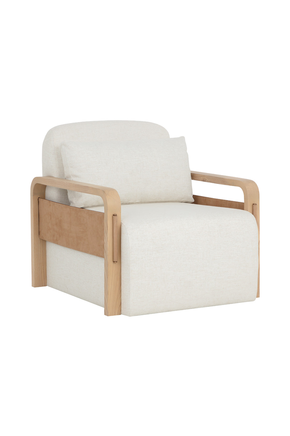 Ash-Framed Swivel Lounge Chair by Splendido Otso Accent Chair