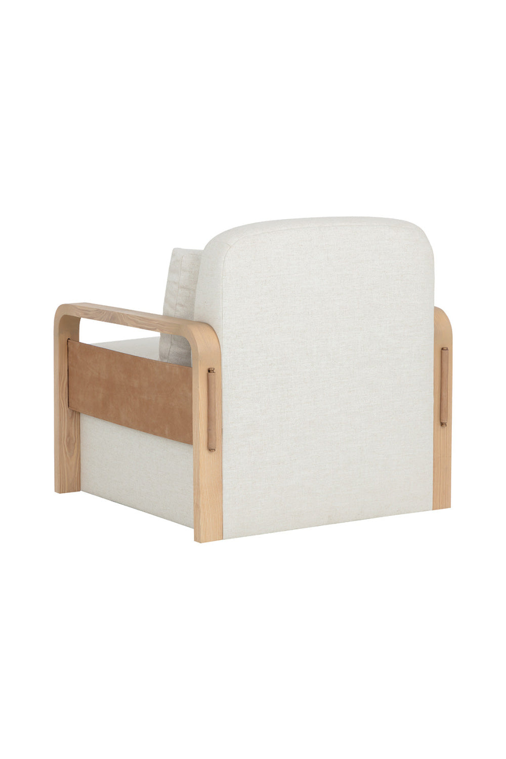 Ash-Framed Swivel Lounge Chair by Splendido Otso Accent Chair, alternate view 5