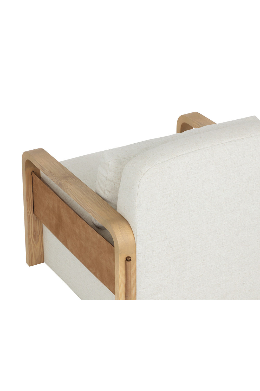 Ash-Framed Swivel Lounge Chair by Splendido Otso Accent Chair, alternate view 6