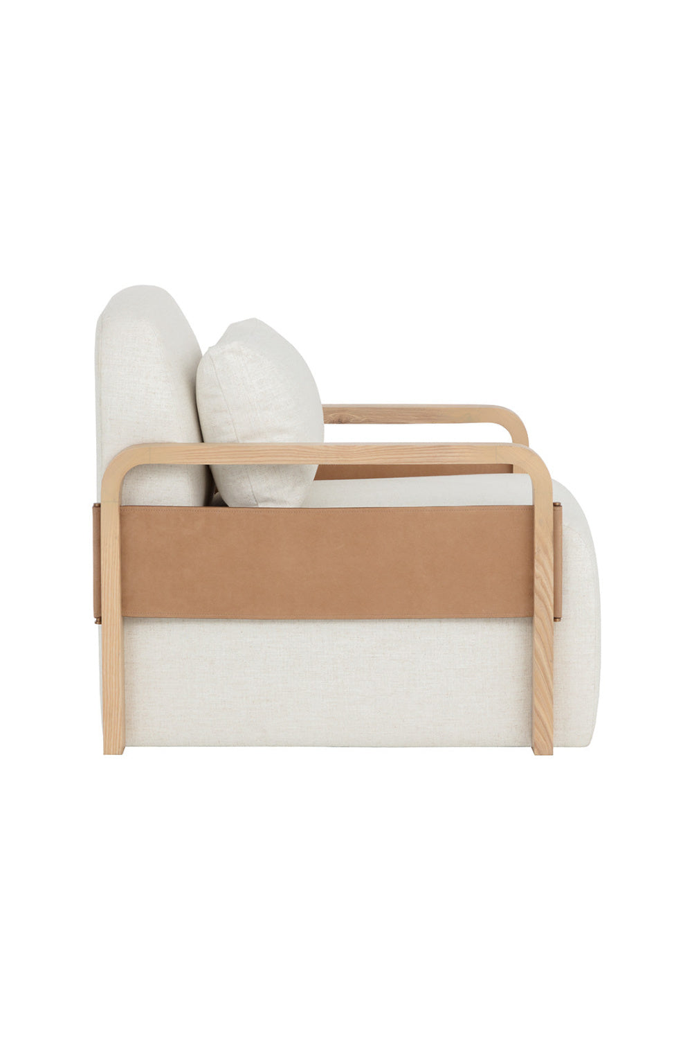 Modern European furniture - Ash-Framed Swivel Lounge Chair - www.oroa.com