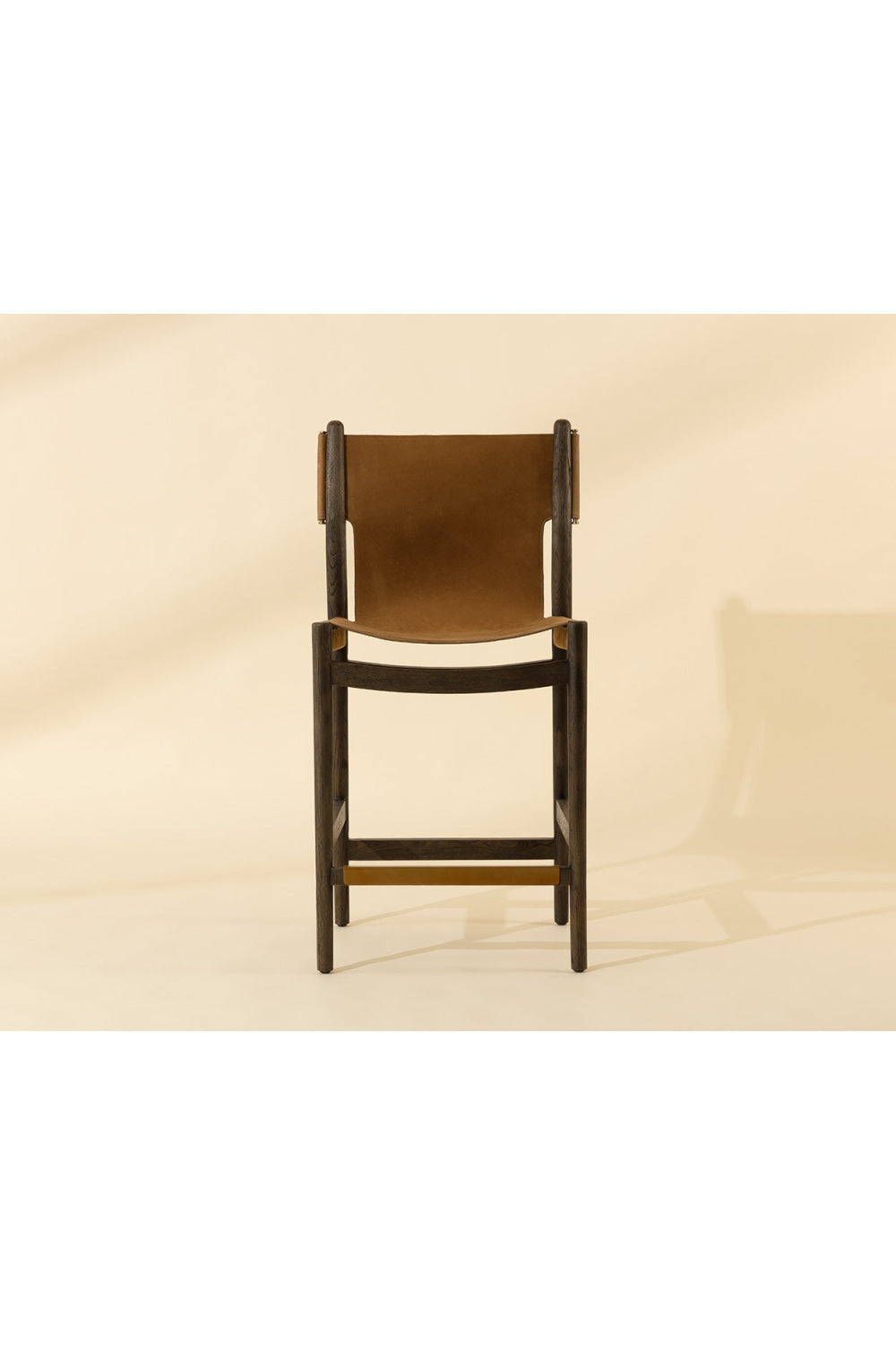 Brown Nubuck Leather Counter Stool by Splendido Argus, alternate view 5