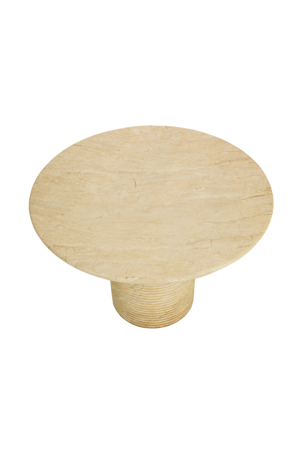 Modern European furniture - Round Indoor/Outdoor Marble Effect Dining Table - www.oroa.com