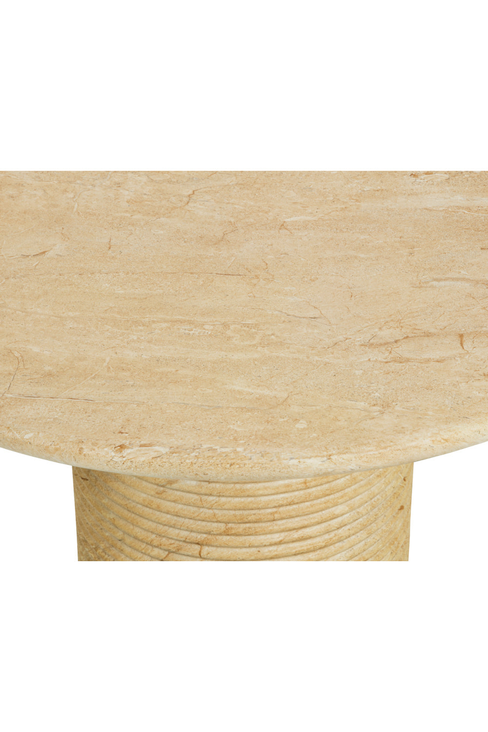 Modern European furniture - Round Indoor/Outdoor Marble Effect Dining Table - www.oroa.com