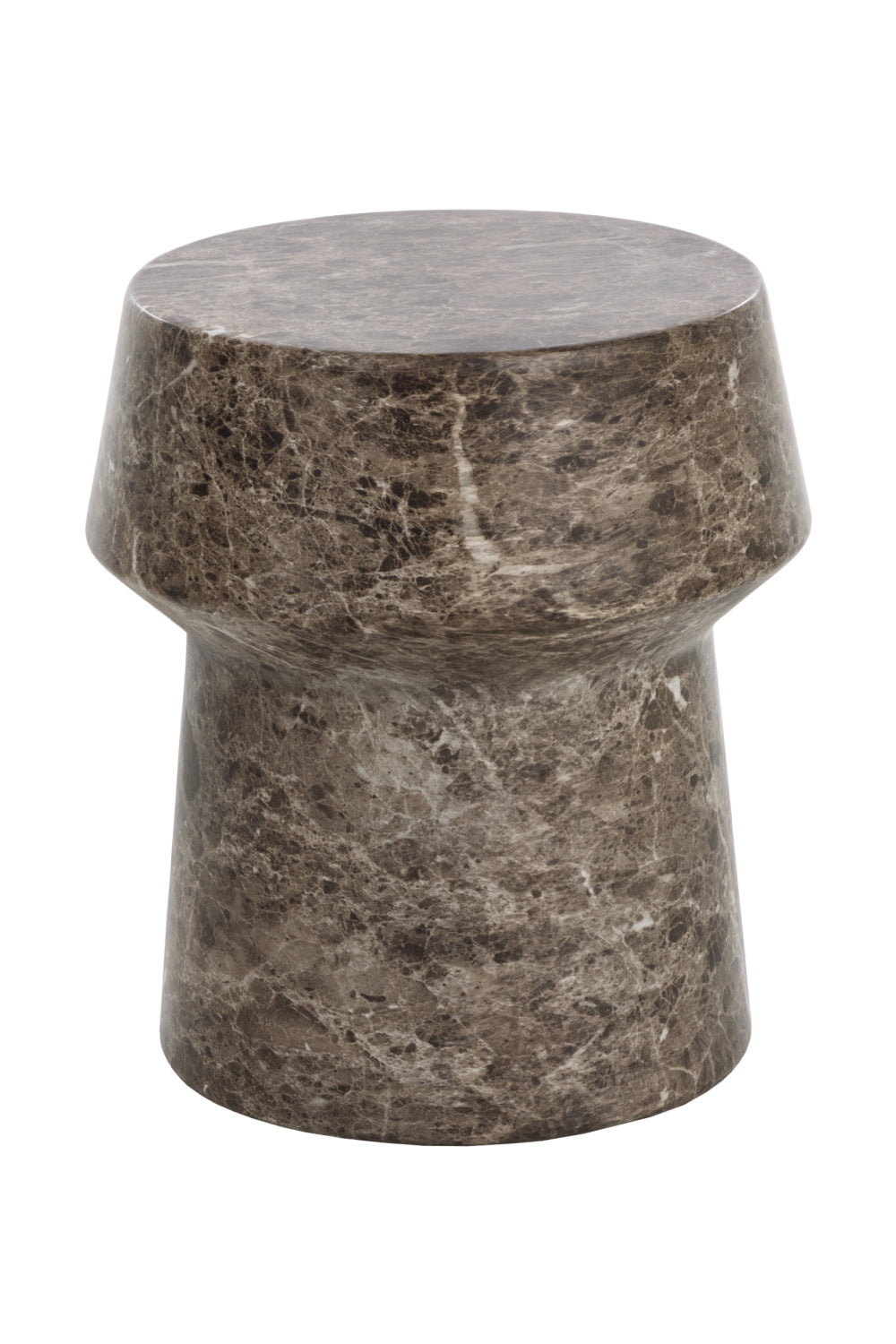 Marble Look Indoor/Outdoor End Table by Splendido Brie Side Table, alternate view 21