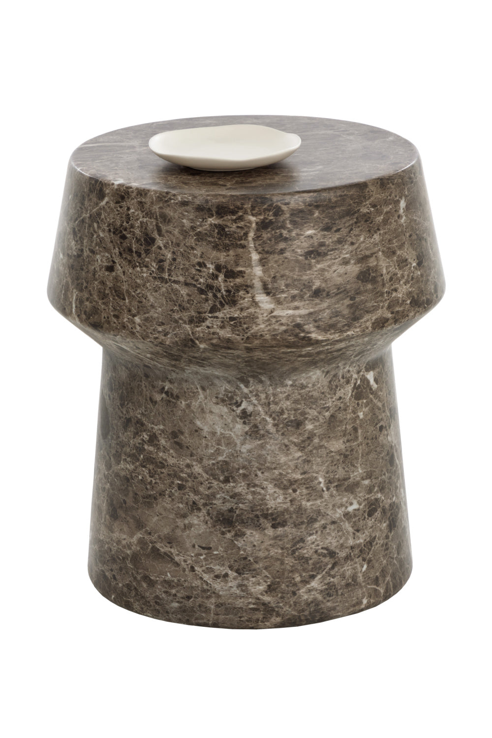 Marble Look Indoor/Outdoor End Table by Splendido Brie Side Table, alternate view 23