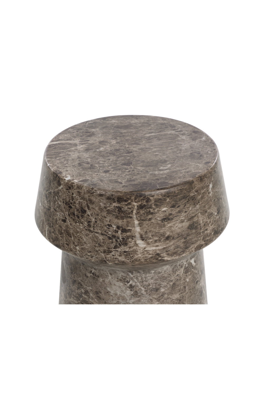 Marble Look Indoor/Outdoor End Table by Splendido Brie Side Table, alternate view 25