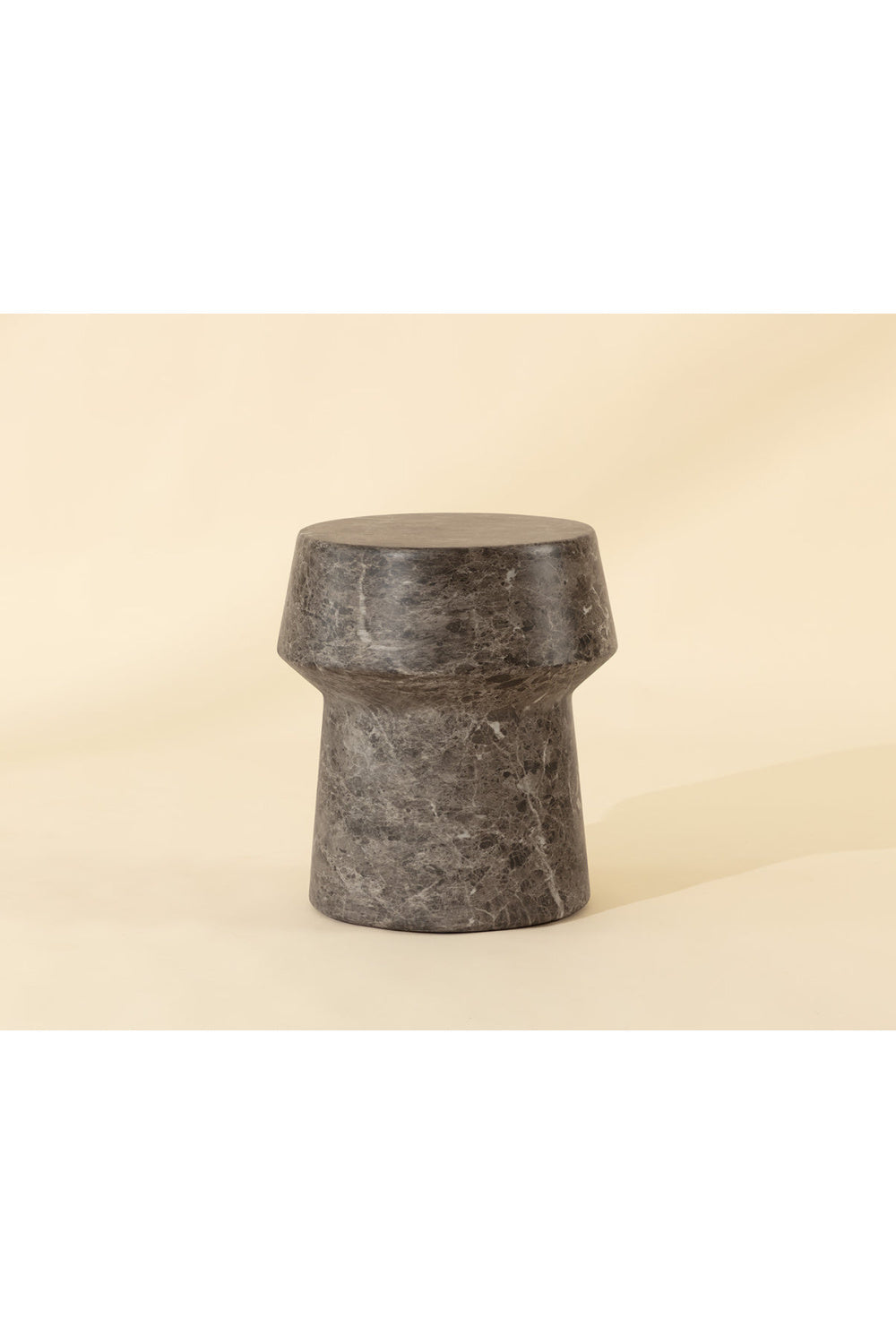 Marble Look Indoor/Outdoor End Table by Splendido Brie Side Table, alternate view 26