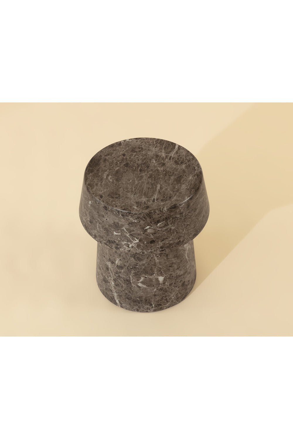 Marble Look Indoor/Outdoor End Table by Splendido Brie Side Table, alternate view 27