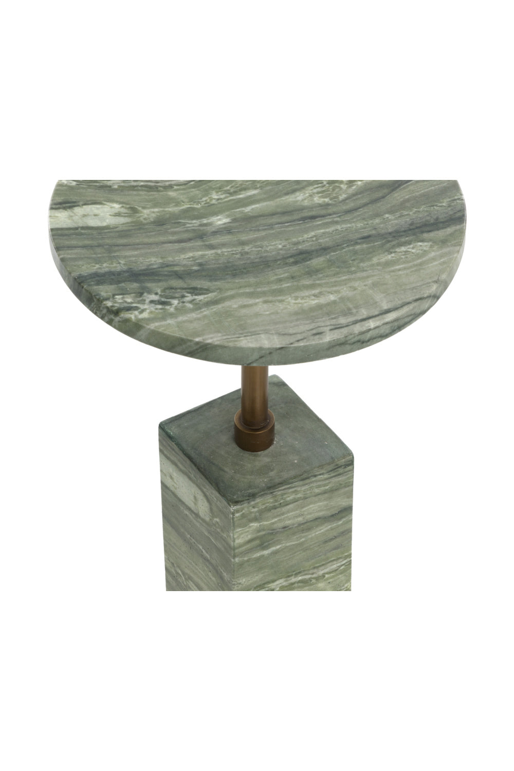 Marble-Look Indoor/Outdoor End Table by Splendido Mizani Outdoor Side Table, alternate view 6