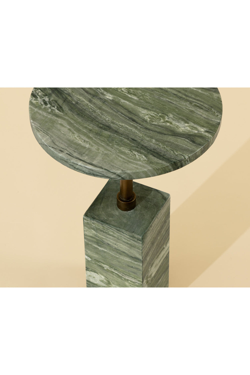 Marble-Look Indoor/Outdoor End Table by Splendido Mizani Outdoor Side Table, alternate view 10