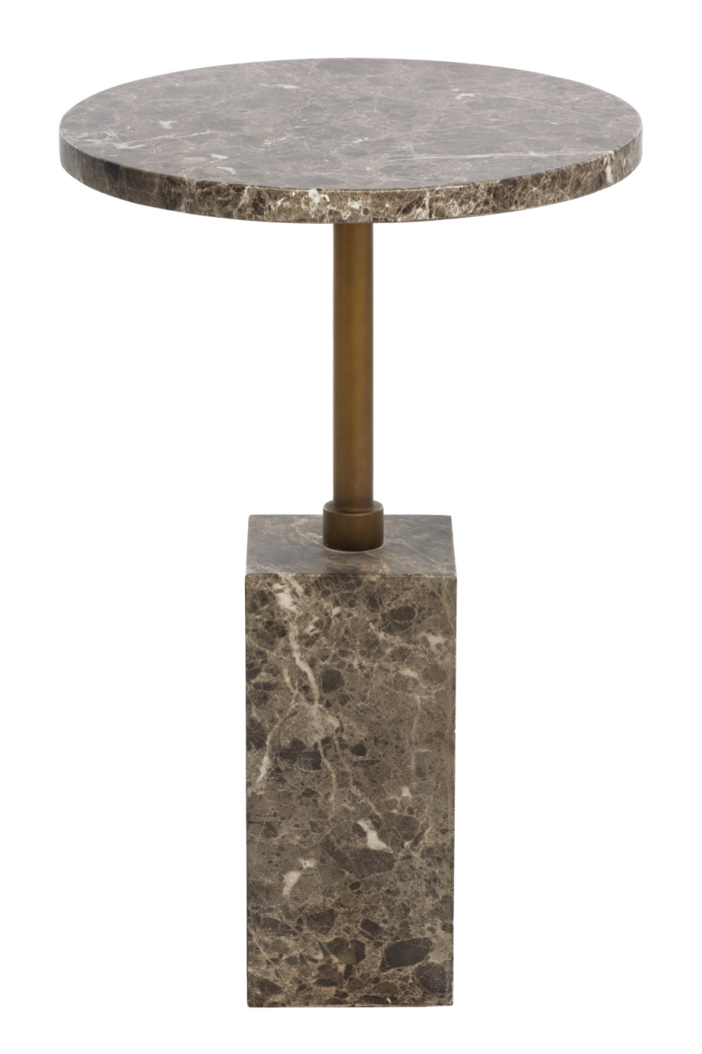 Marble-Look Indoor/Outdoor End Table by Splendido Mizani Outdoor Side Table, alternate view 13