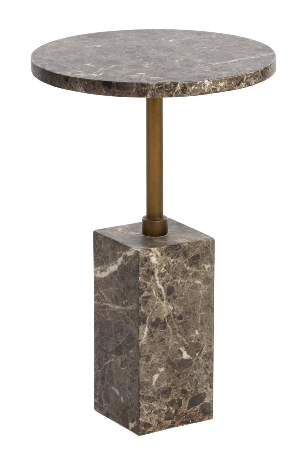 Marble-Look Indoor/Outdoor End Table by Splendido Mizani Outdoor Side Table, alternate view 15
