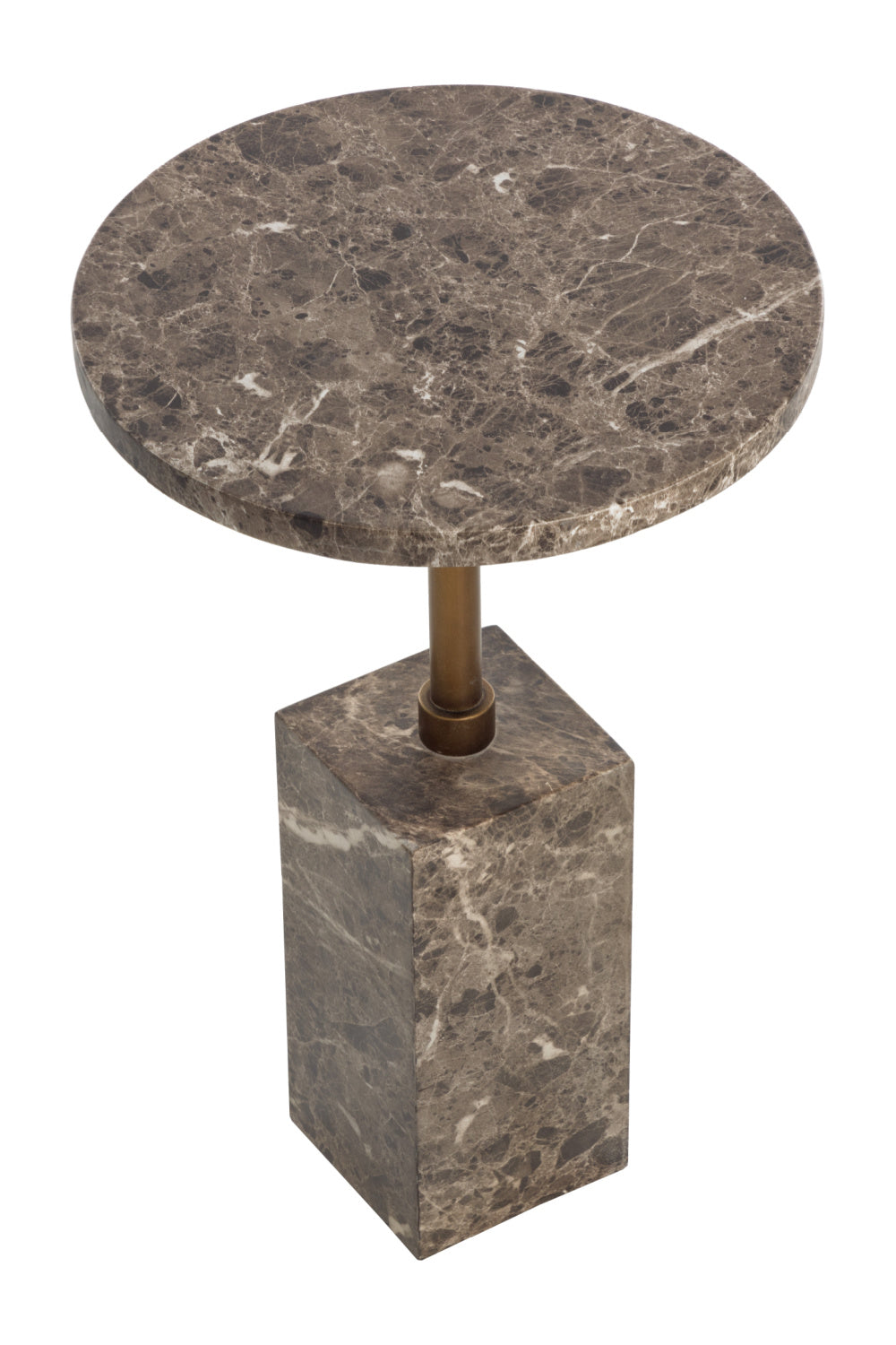 Marble-Look Indoor/Outdoor End Table by Splendido Mizani Outdoor Side Table, alternate view 17