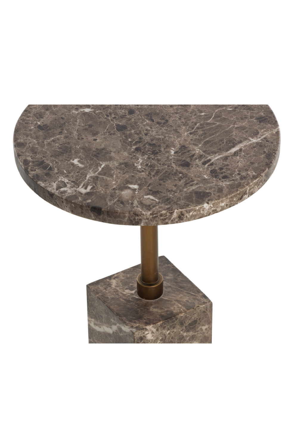 Marble-Look Indoor/Outdoor End Table by Splendido Mizani Outdoor Side Table, alternate view 18