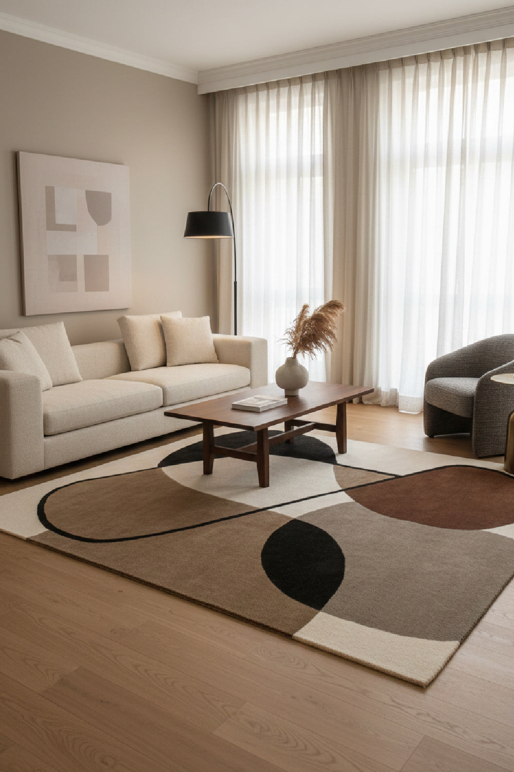 Contemporary Wool Area Rug by Splendido Avalora, alternate view 2