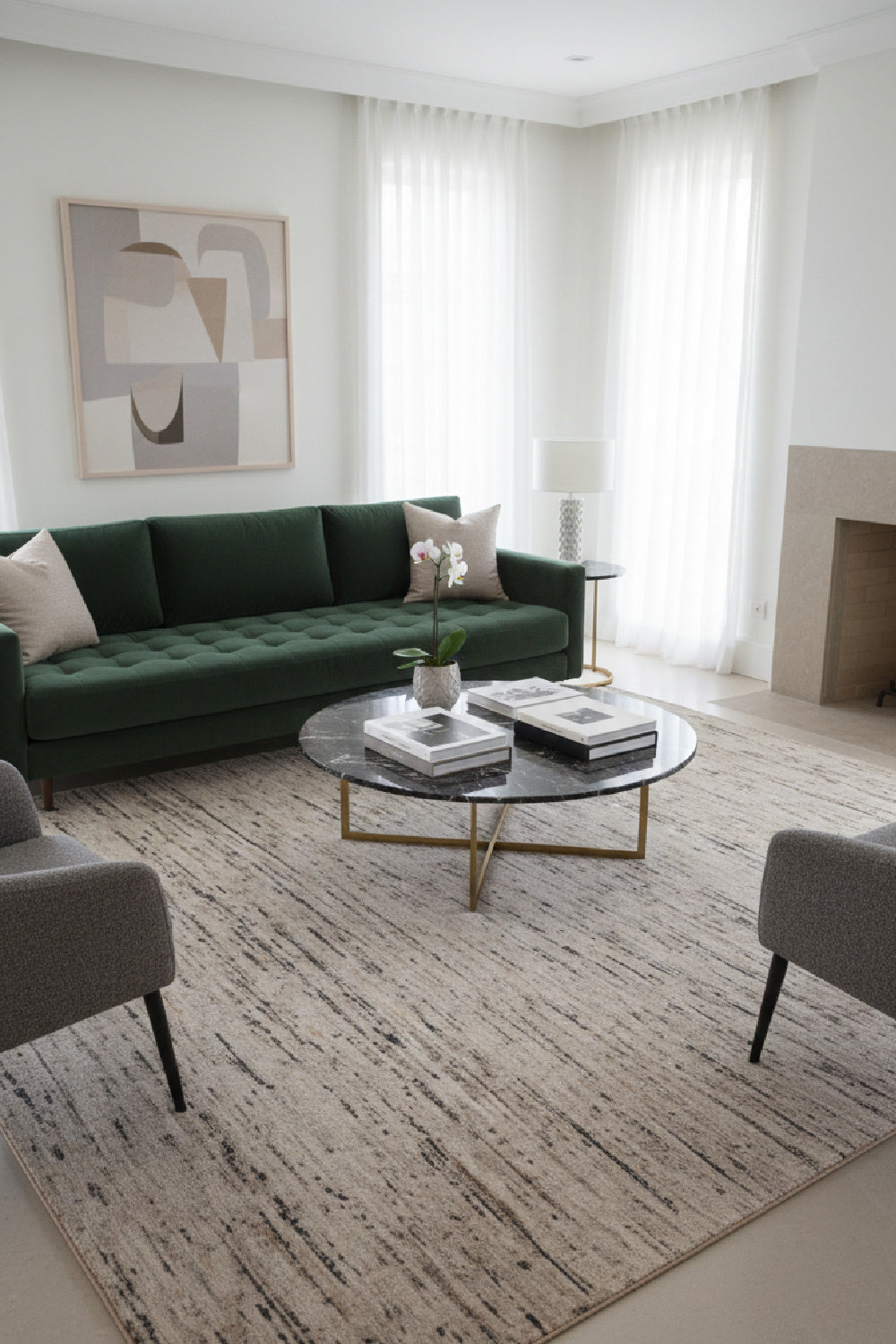 Wool Hand-Woven Area Rug by Splendido Terena, alternate view 2