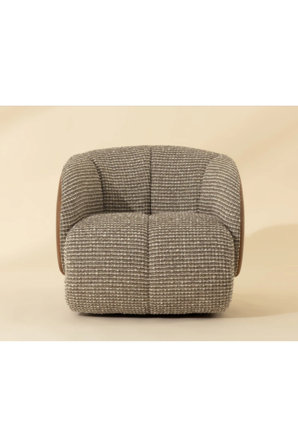 Boucle Swivel Lounge Chair by Splendido Camie Accent Chair, alternate view 8
