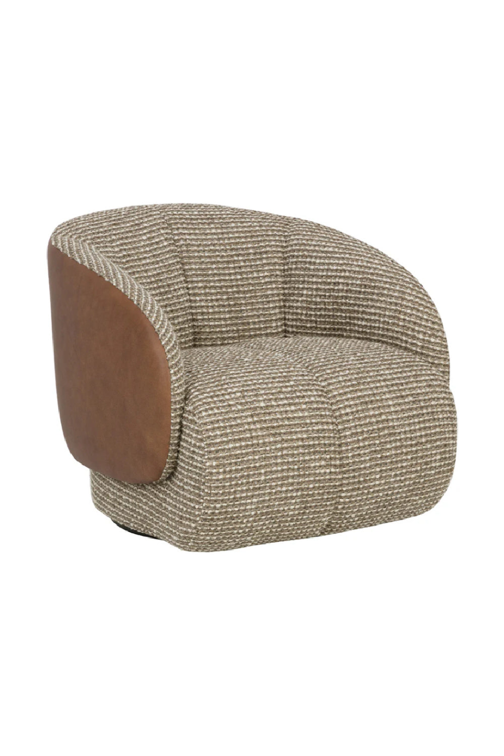 Boucle Swivel Lounge Chair by Splendido Camie Accent Chair