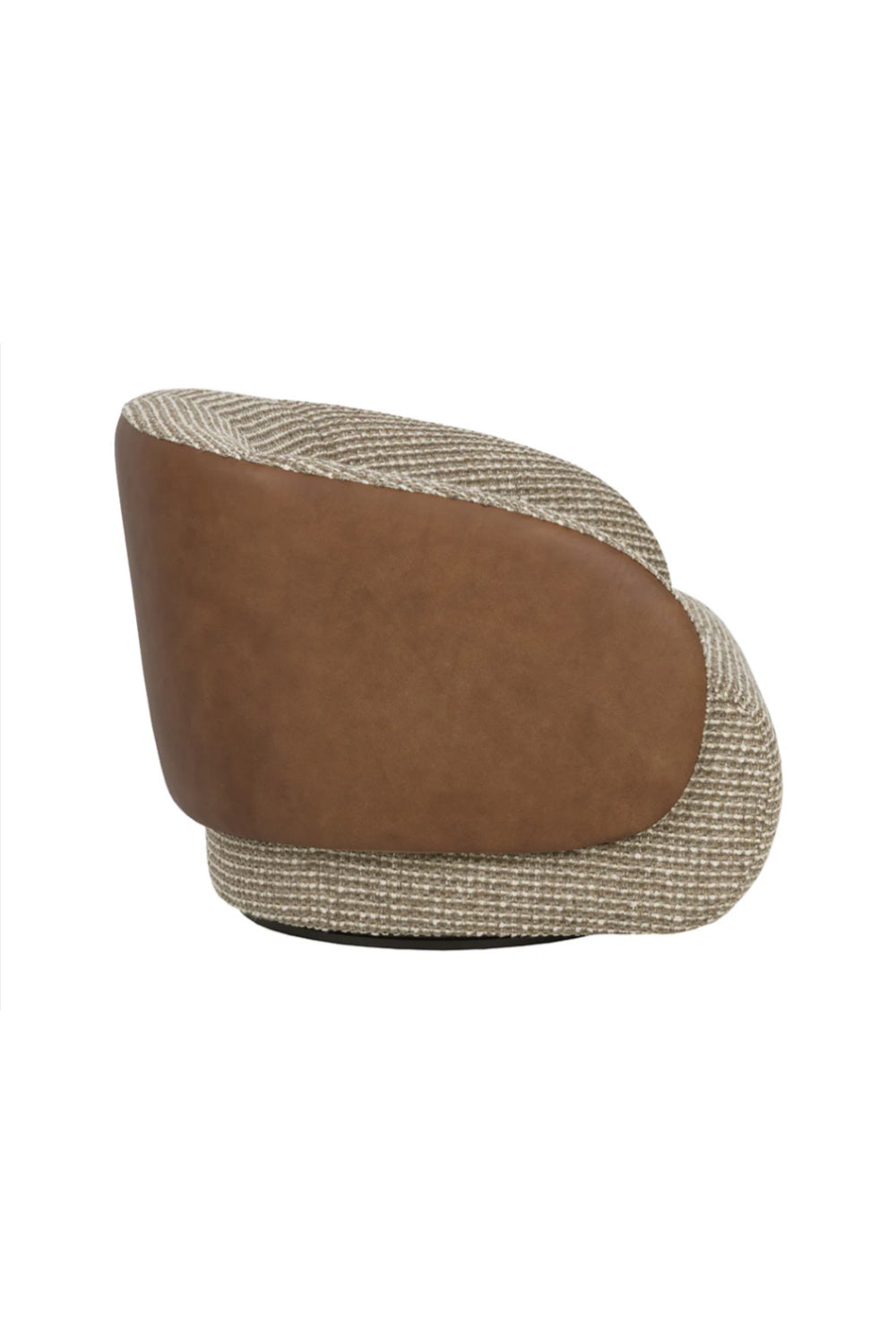 Boucle Swivel Lounge Chair by Splendido Camie Accent Chair, alternate view 4