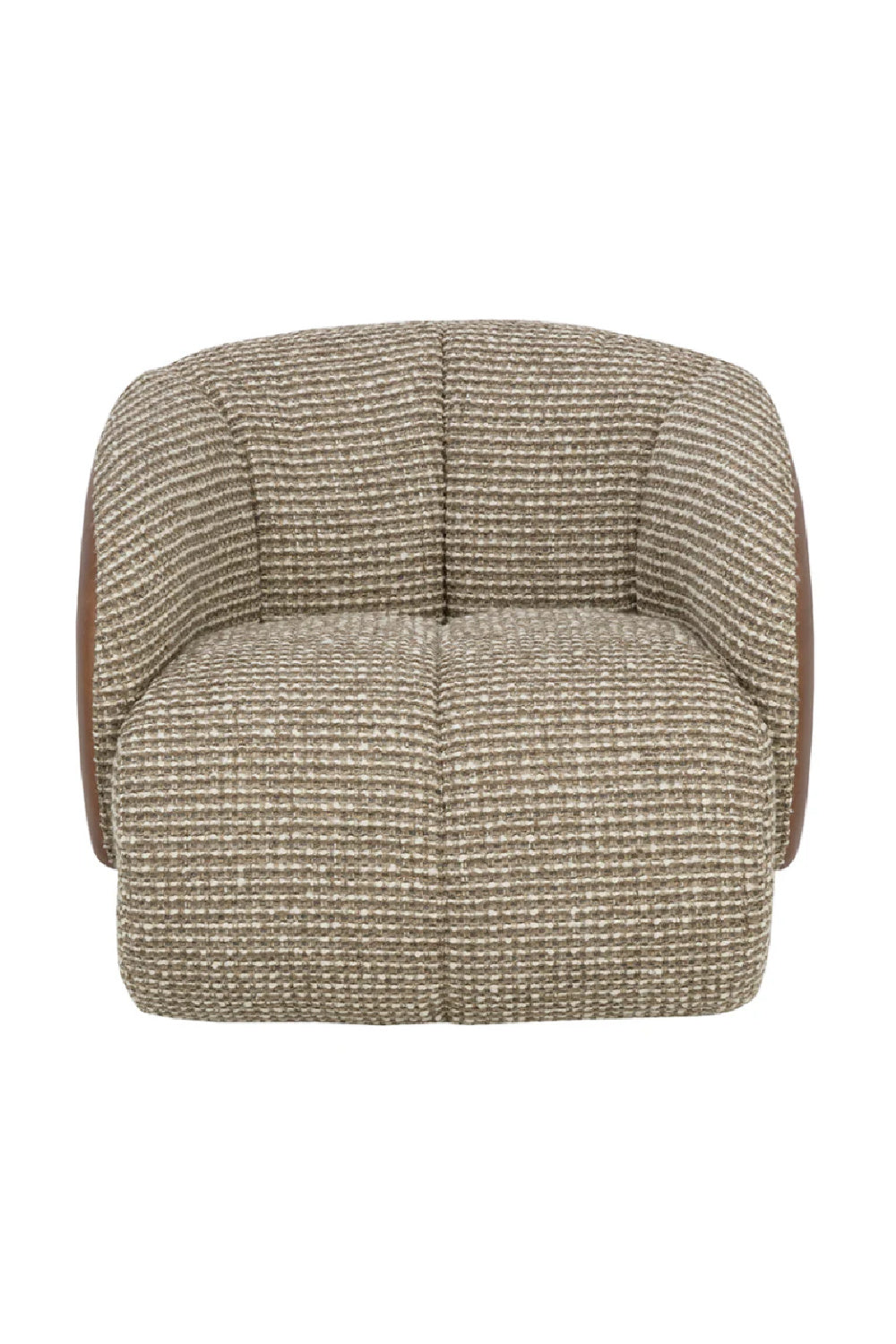 Boucle Swivel Lounge Chair by Splendido Camie Accent Chair, alternate view 3