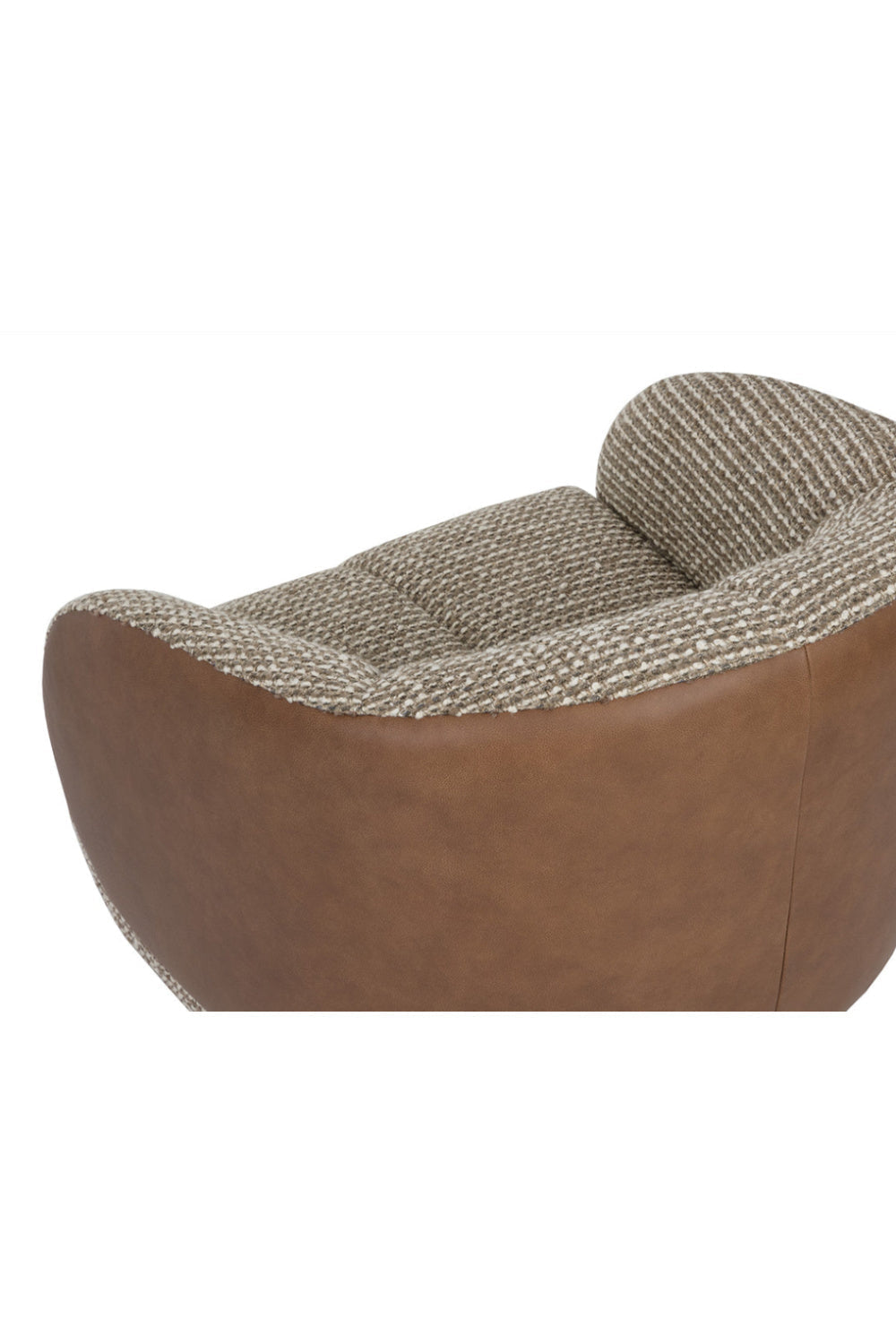 Boucle Swivel Lounge Chair by Splendido Camie Accent Chair, alternate view 6