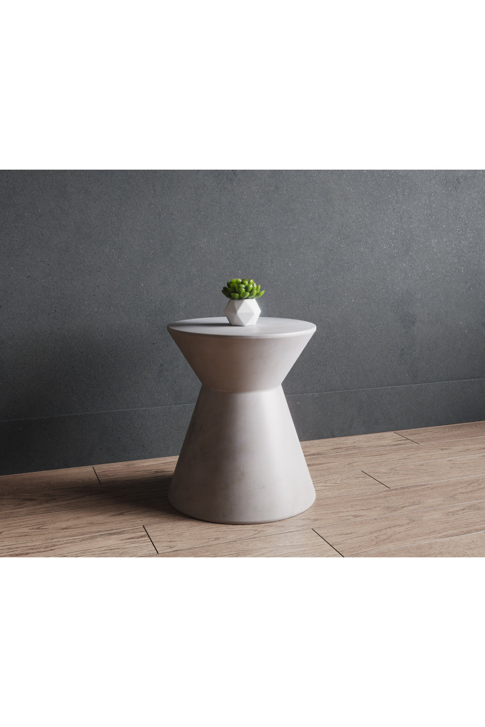 Concrete Indoor/Outdoor End Table by Splendido Astley Outdoor Side Table, alternate view 3