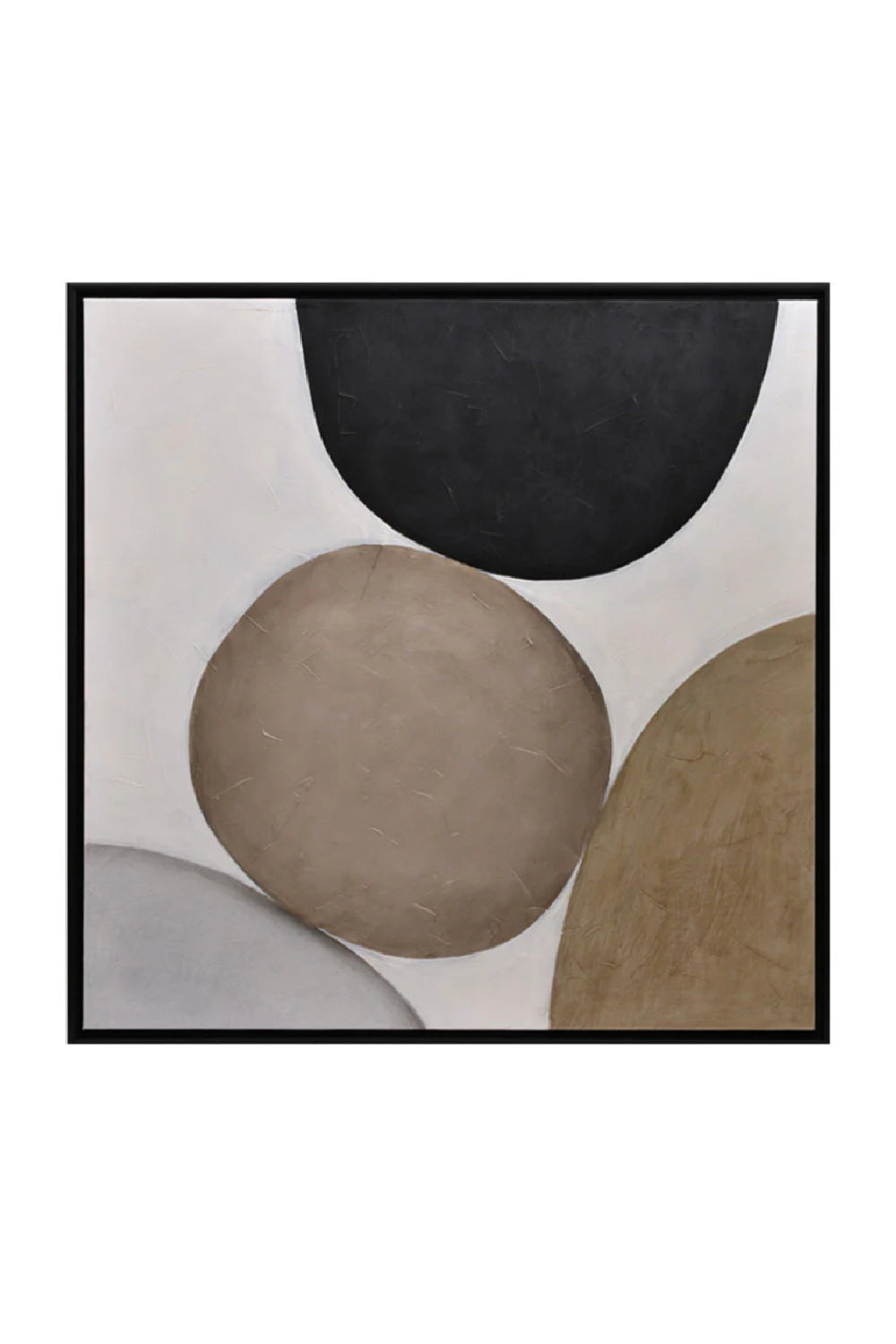 Abstract Gray Canvas Art by Splendido Rocky Road Art Print