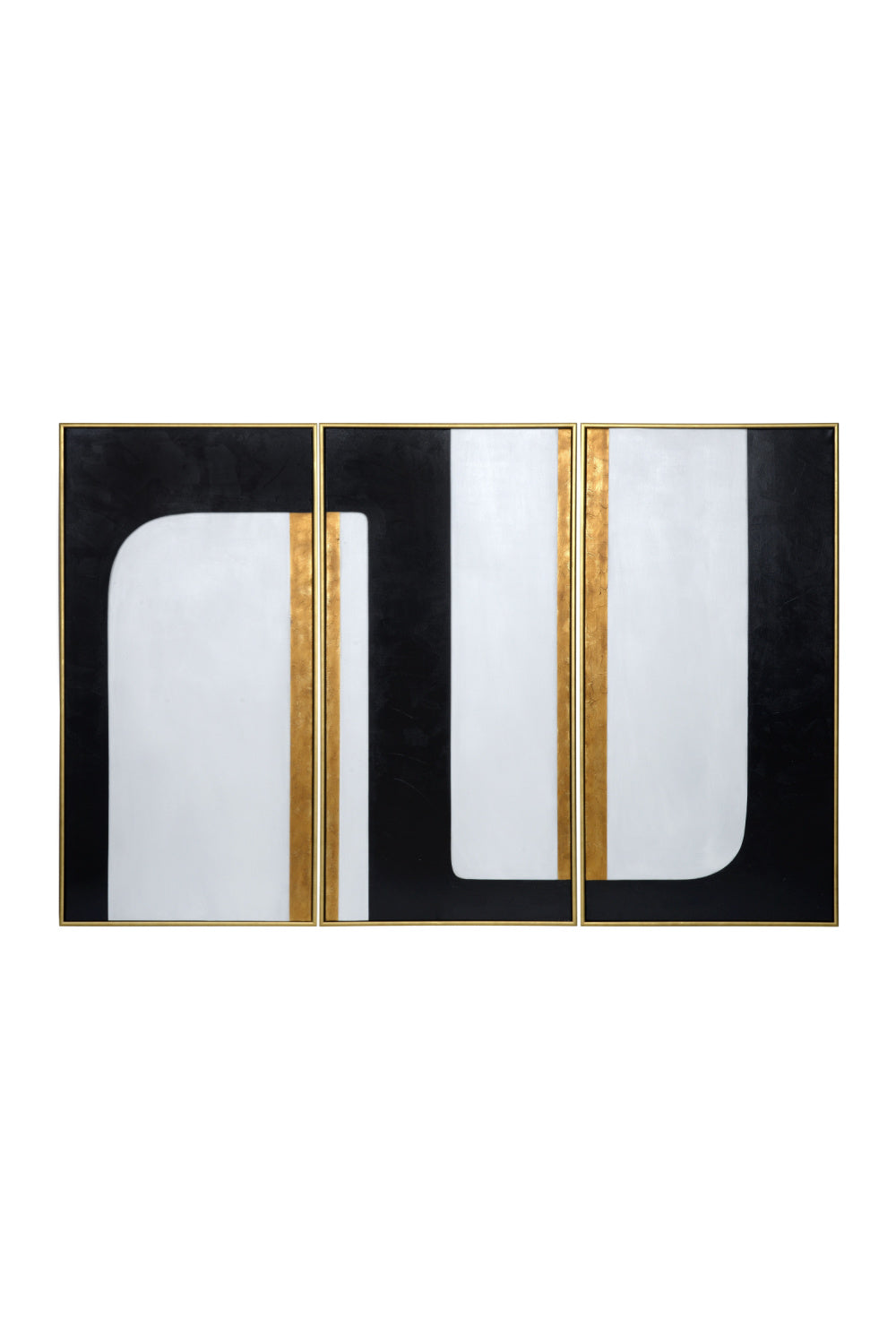 Refined Abstract Canvas Set (3) by Splendido The Path Art Print