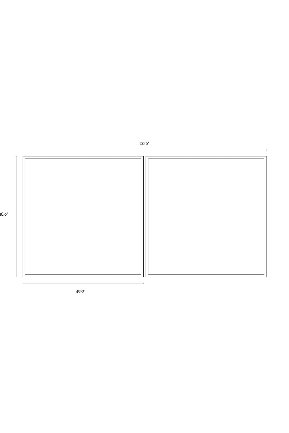 Contemporary Canvas Art Set (2) by Splendido Split Personality Art Print, alternate view 3