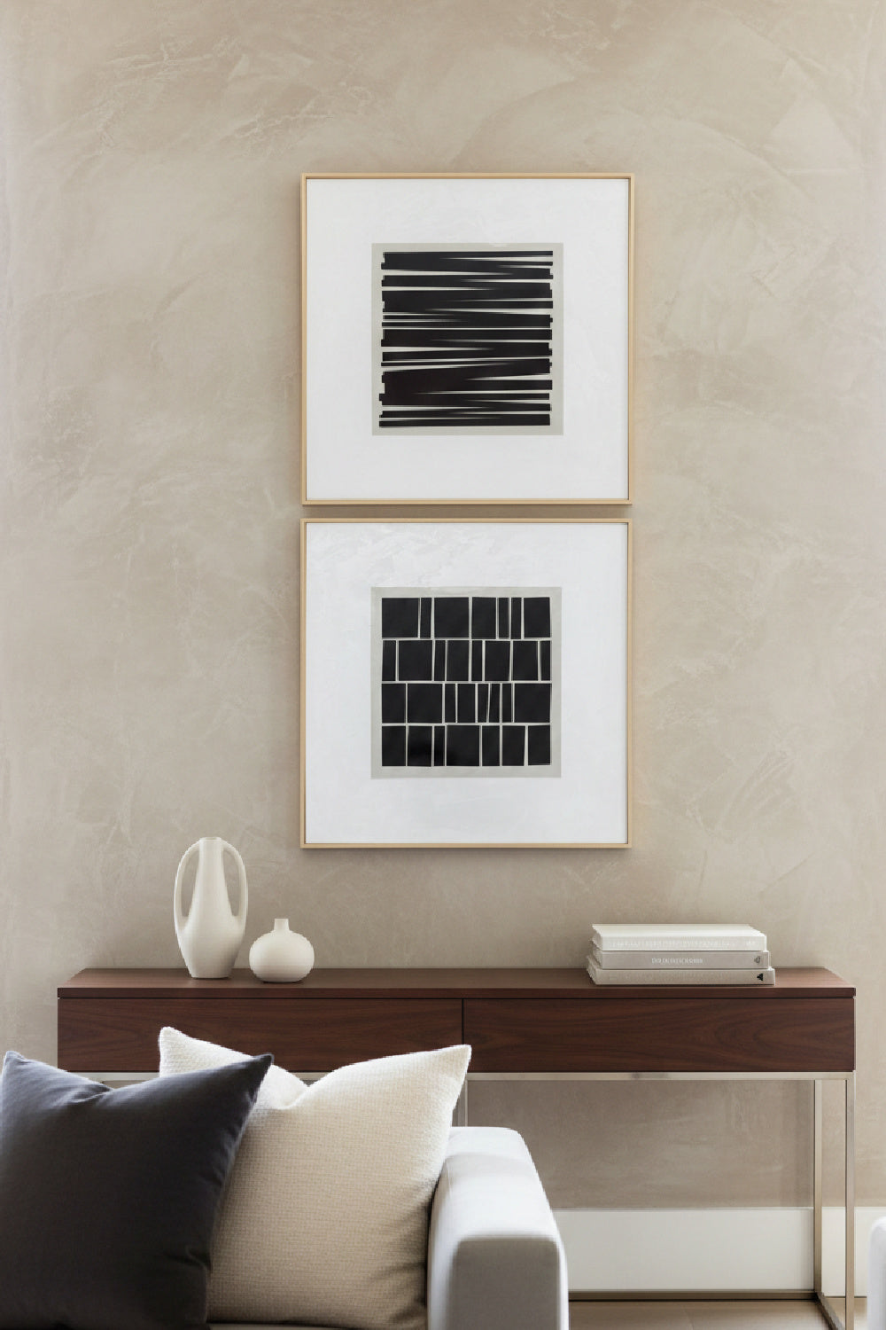 Contemporary Canvas Art Set (2) by Splendido Split Personality Art Print, alternate view 2