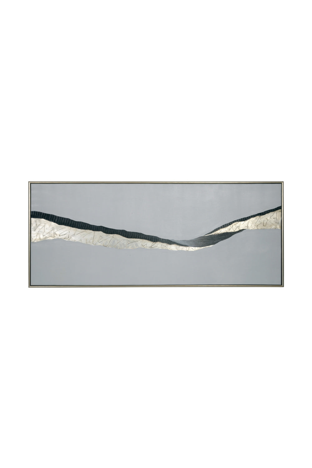 Abstract Linear Canvas Art by Splendido Frequency Art Print