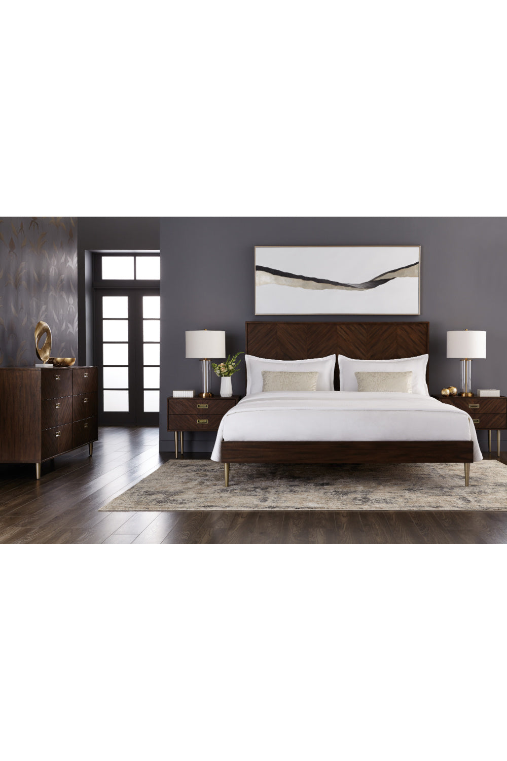 Abstract Linear Canvas Art | Splendido Frequency | Oroa.com