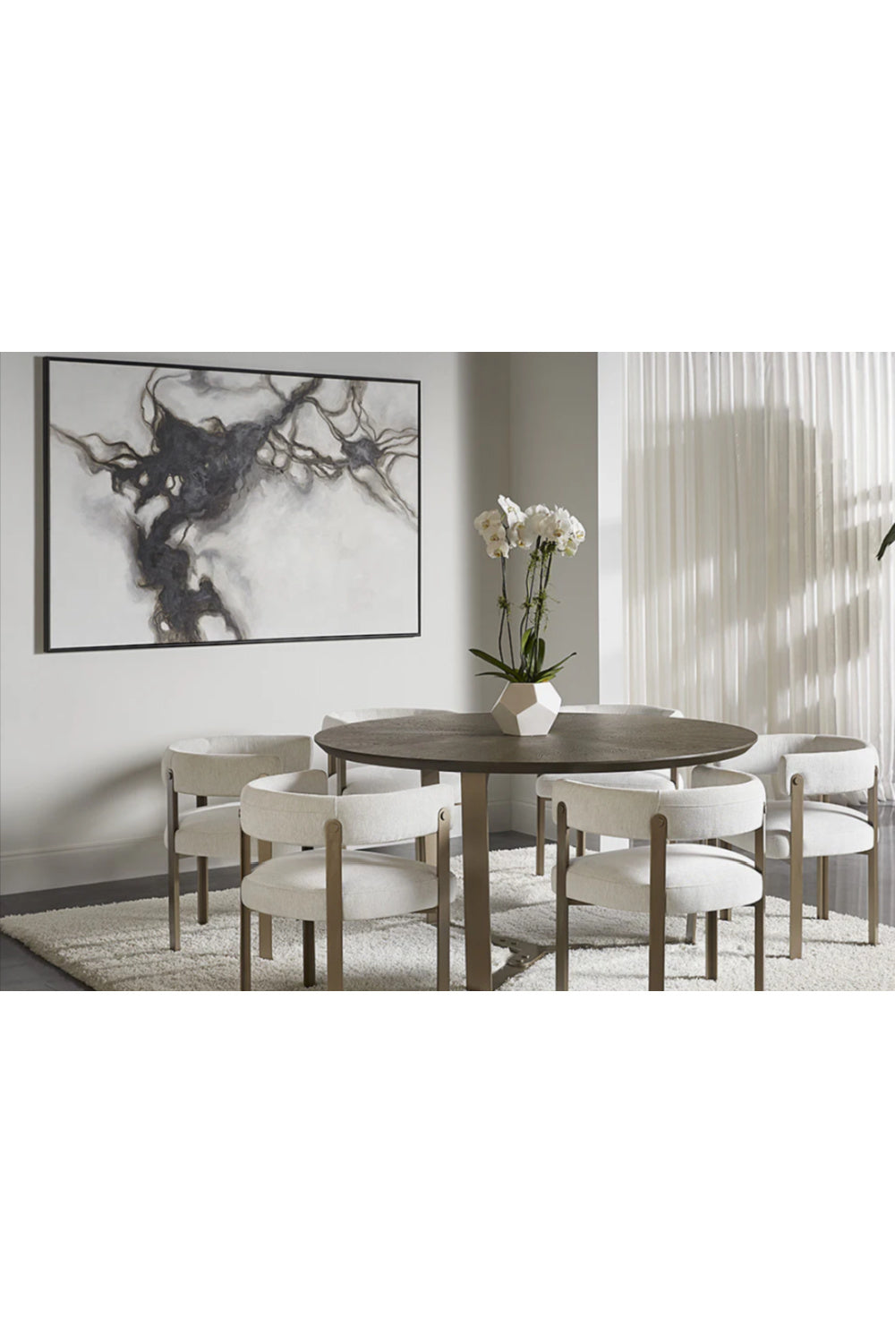 Greyscale Canvas Wall Art by Splendido Smoke Screen Art Print, alternate view 3
