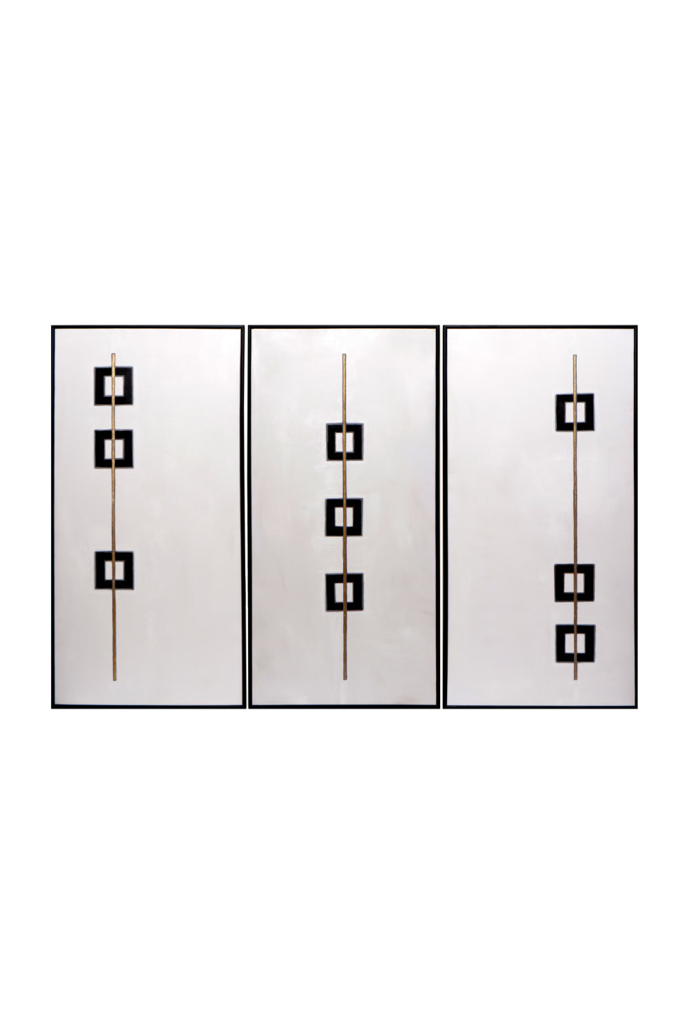 Minimalist Abstract Wall Art Set of 3 by Splendido Boxed In Art Print