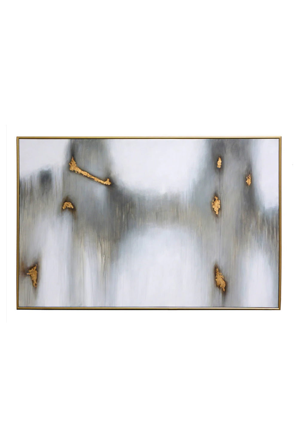 Abstract Moody Wall Art by Splendido Water Marks Art Print