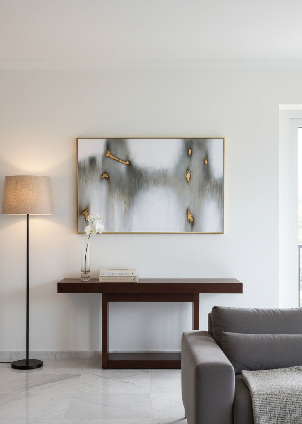 Abstract Moody Wall Art by Splendido Water Marks Art Print, alternate view 2