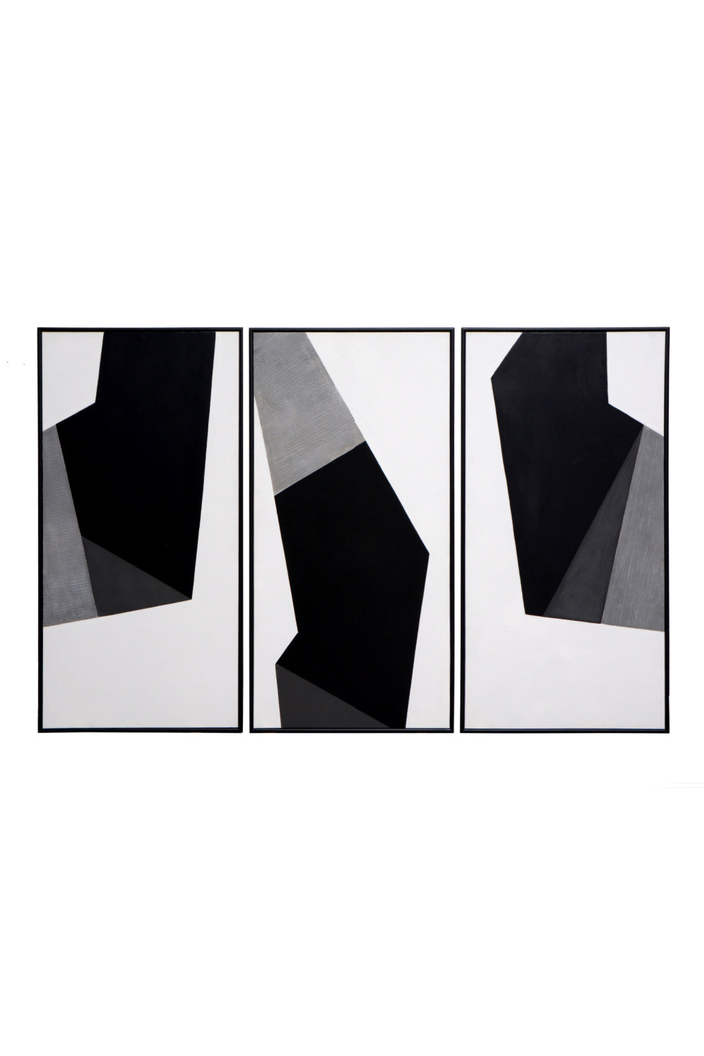 Contemporary Geometric Triptych Art Set (3) by Splendido Geo Forms Art Print