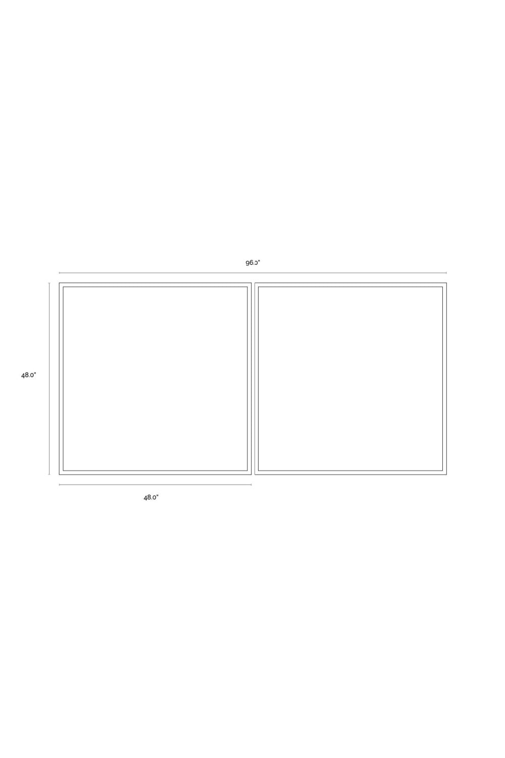 Geometric Abstract Wall Art Set (2) by Splendido Double Cross Art Print, alternate view 5
