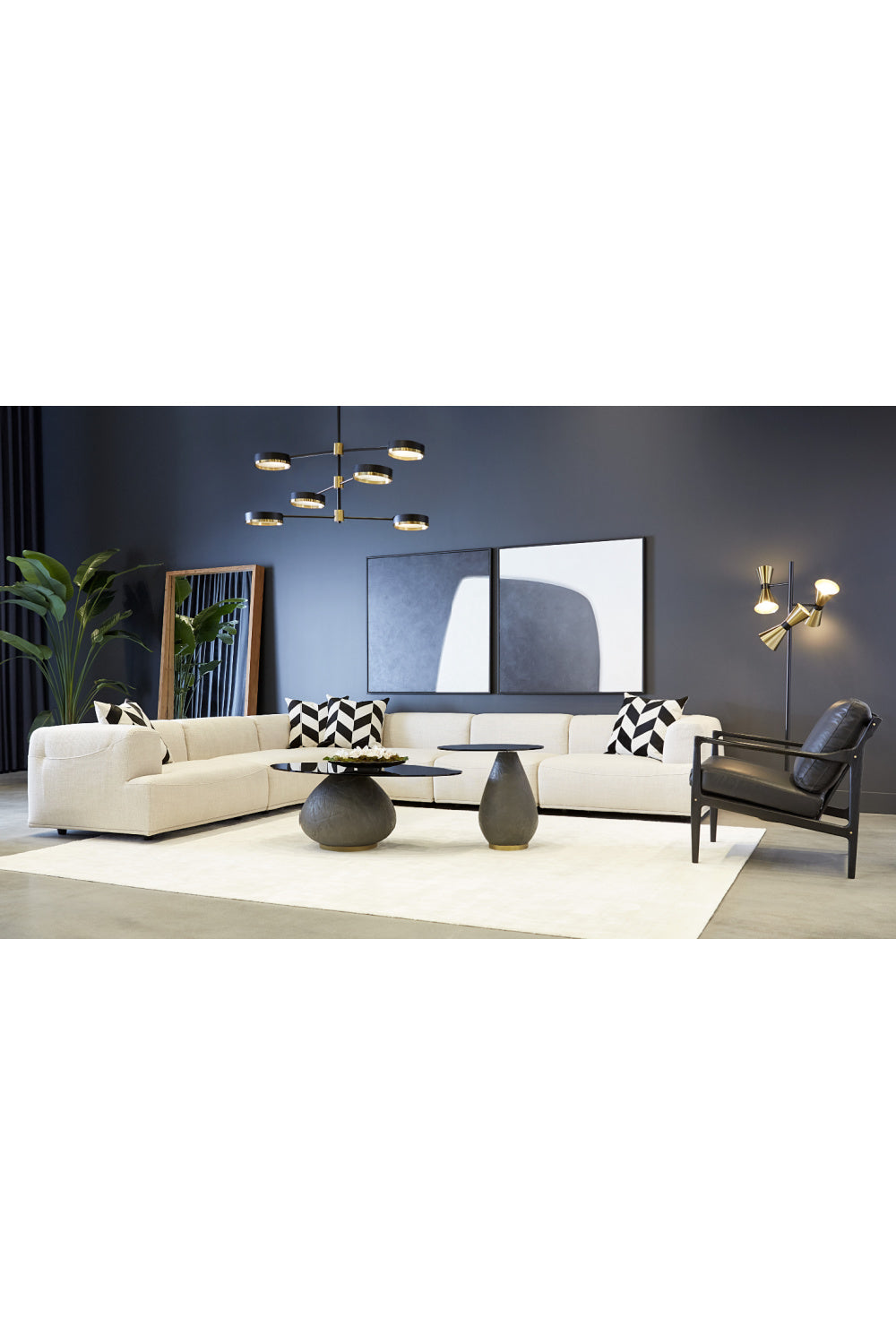 Geometric Abstract Wall Art Set (2) by Splendido Double Cross Art Print, alternate view 6