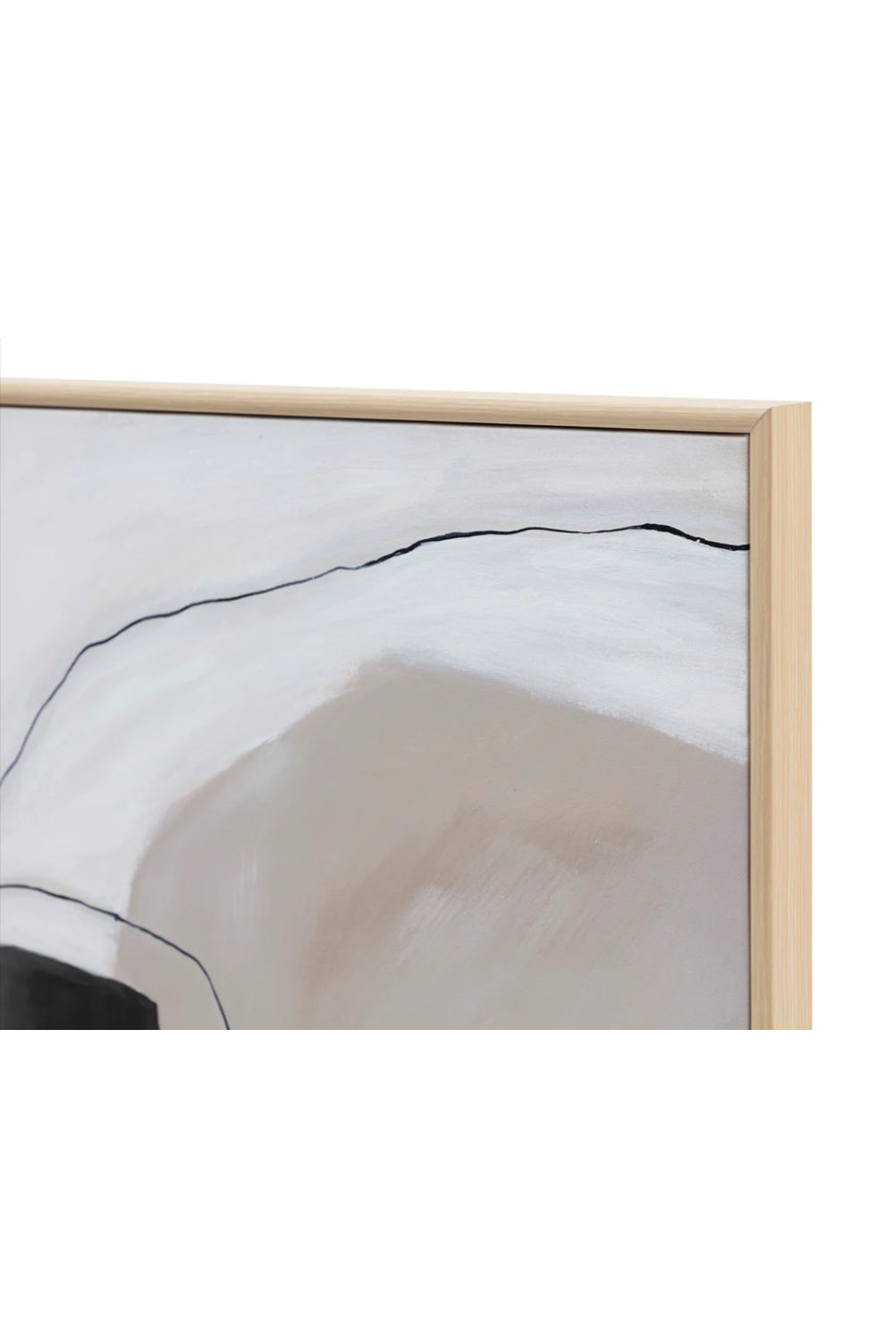 Flowing Lines Abstract Art by Splendido Connectivity Art Print, alternate view 3