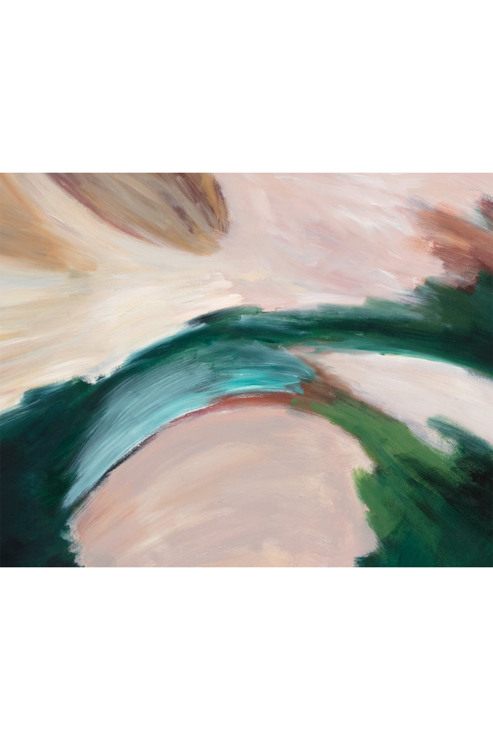 Pink and Green Diptych Art Set (2) by Splendido Wild Ones Art Print, alternate view 6