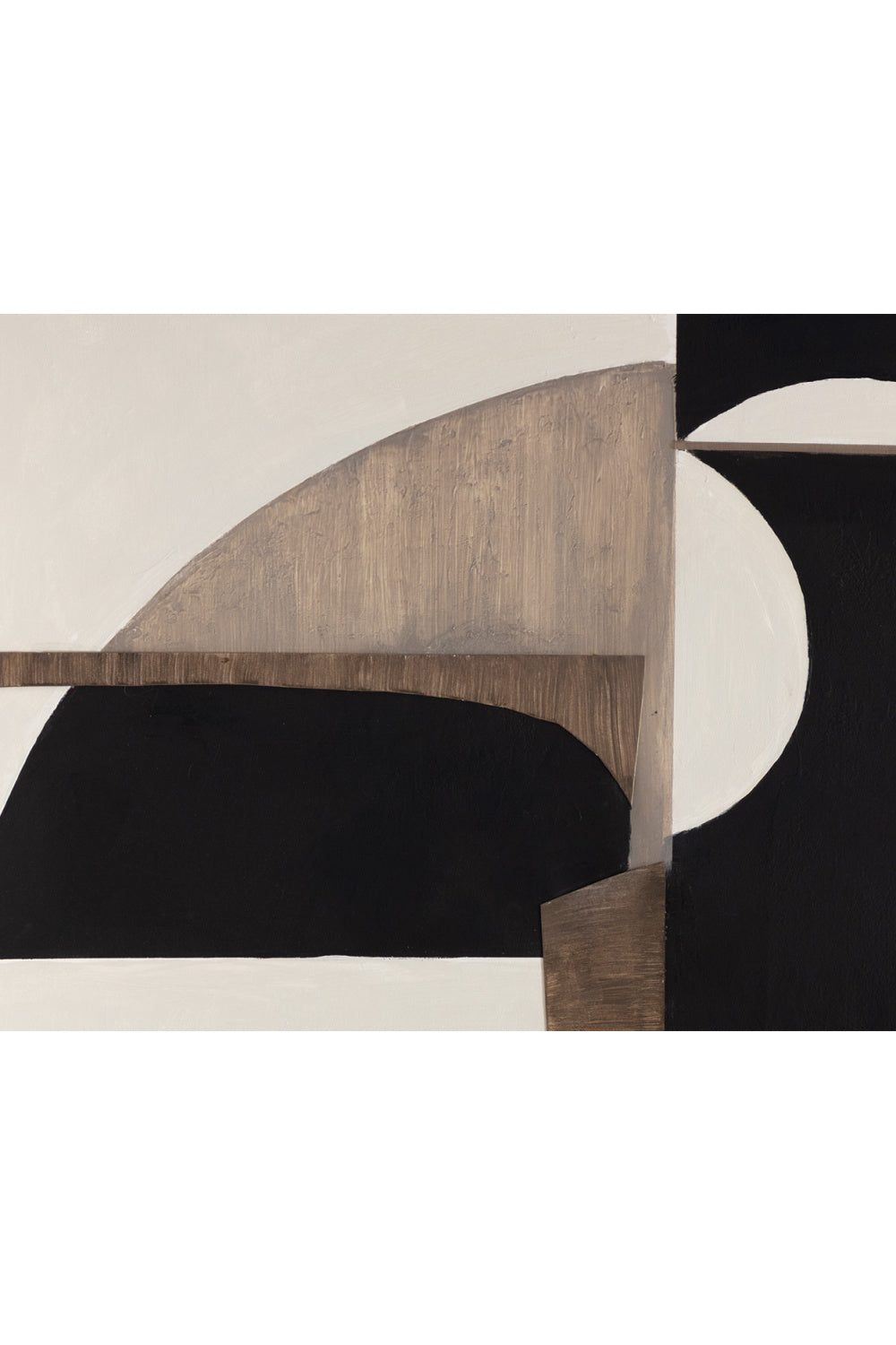 Black Abstract Modern Art Set (2) by Splendido Good Neighbours Art Print, alternate view 3