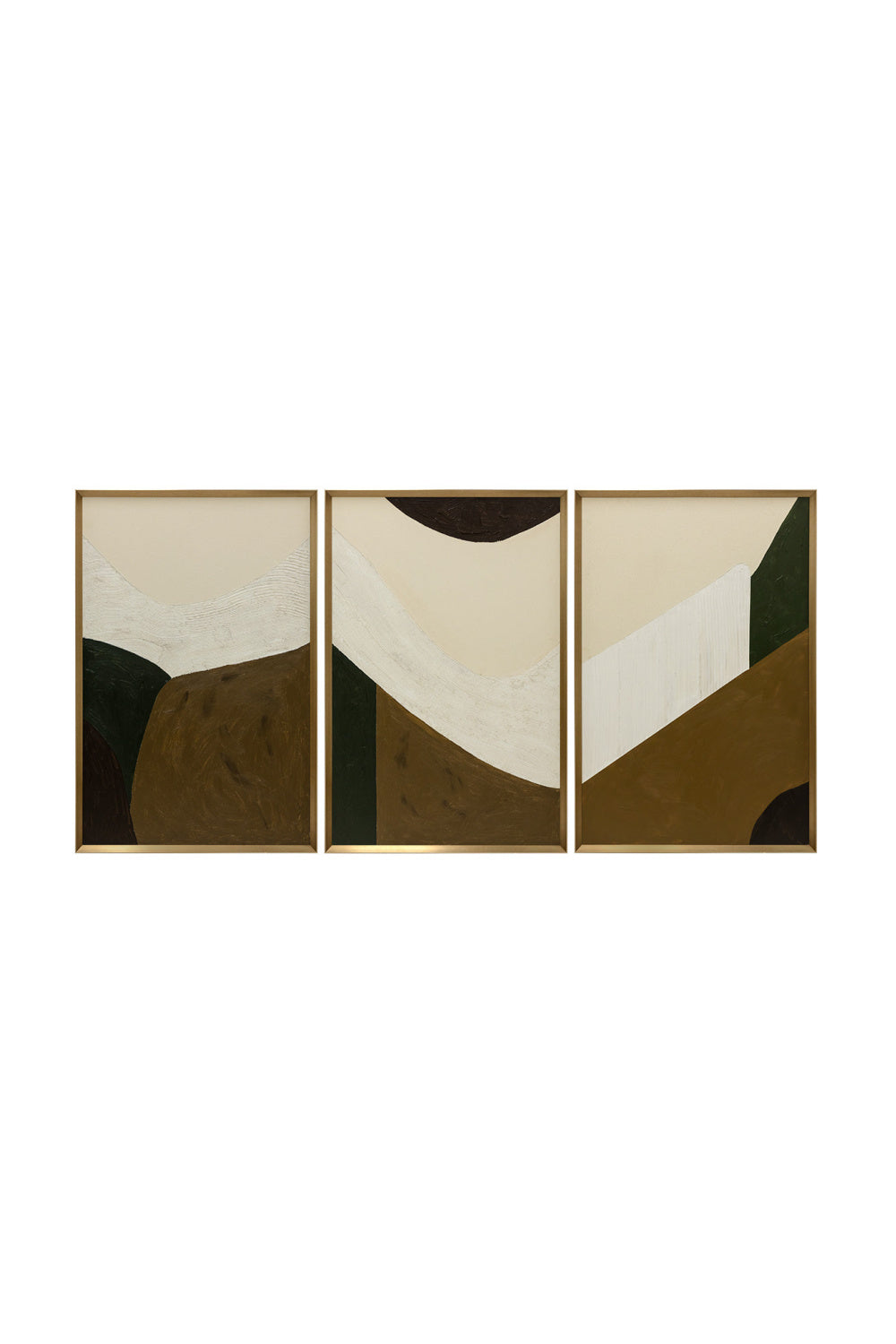 Earth-Toned Abstract Art by Splendido Road Trip Art Print, alternate view 3